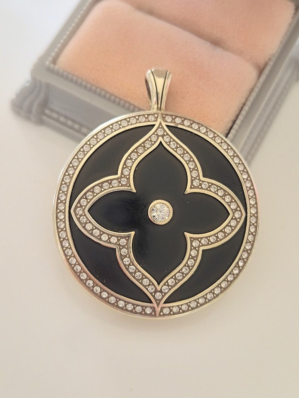 Brighton Toledo Alto Noir Convertible Locket Pendant - Picture 1 of 8